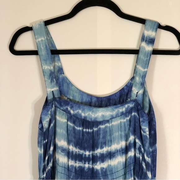 Beach Lunch Lounge Coley Tie Dye Sleeveless Lightweight Sundress with Tie String - Picture 10 of 14